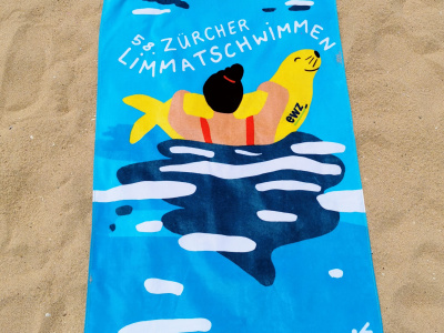 Badetuch 58. Zürcher Limmatschwimmen 2024